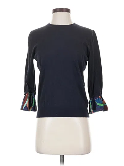 Ted Baker 3/4 Sleeve Top Blue Boatneck Tops In Red