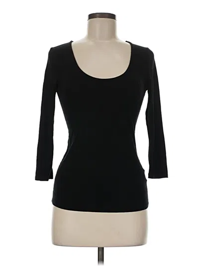 Pre-owned Ted Baker 3/4 Sleeve T-shirt In Black