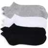 Ted Baker 3-pack Assorted Ankle Socks In Medium Grey