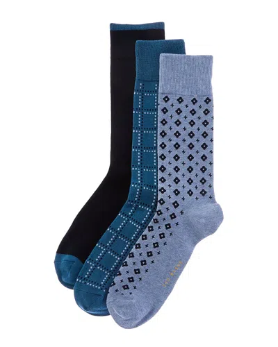 TED BAKER 3PK CREW SOCKS