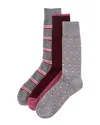 Ted Baker 3pk Crew Socks In Multi