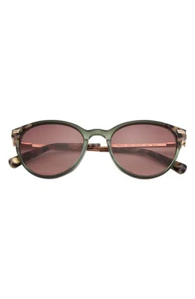 Ted Baker 52mm Round Sunglasses