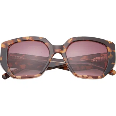 Ted Baker 54mm Gradient Square Sunglasses In Brown