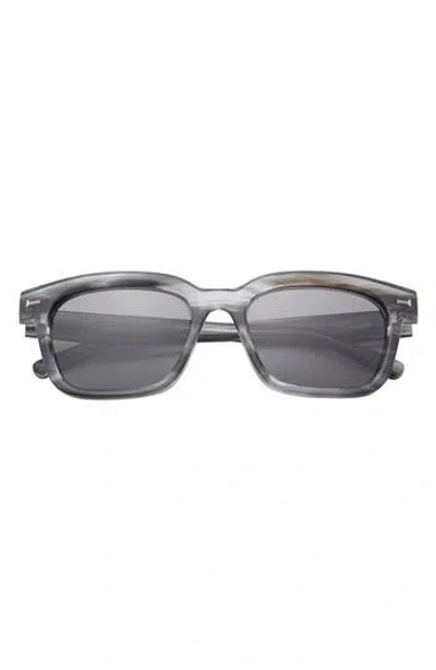 Ted Baker 54mm Polarized Square Sunglasses In Gray