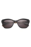 Ted Baker 55mm Cat Eye Sunglasses In Black