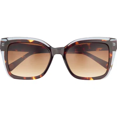 Ted Baker 55mm Cat Eye Sunglasses In Brown
