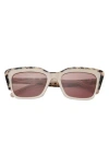 Ted Baker 55mm Gradient Cat Eye Sunglasses In Brown