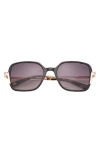 Ted Baker 55mm Square Sunglasses In Black