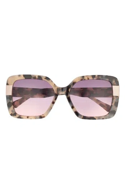Ted Baker 56mm Gradient Square Sunglasses