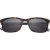 Ted Baker 56mm Polarized Rectangular Sunglasses In Multi