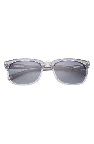Ted Baker 56mm Polarized Square Sunglasses In Gray