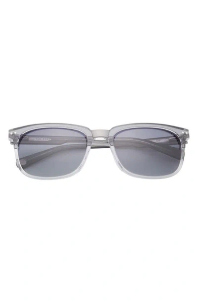 Ted Baker 56mm Polarized Square Sunglasses In Slate