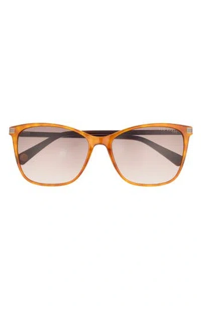 Ted Baker 57mm Gradient Square Sunglasses In Brown