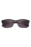 Ted Baker 57mm Rectangle Sunglasses In Black