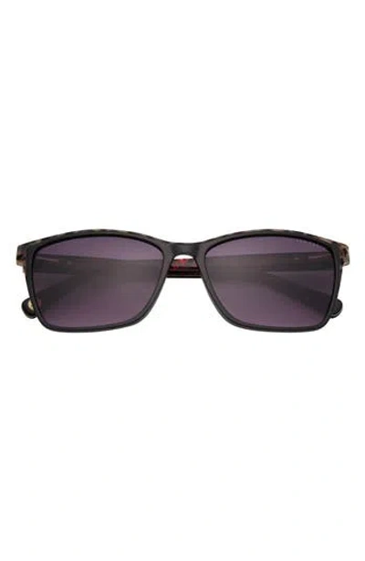 Ted Baker 57mm Rectangle Sunglasses In Black