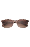 Ted Baker 57mm Rectangle Sunglasses In Brown