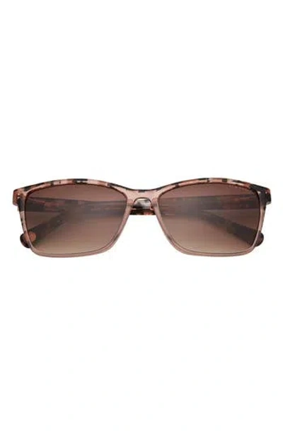 Ted Baker 57mm Rectangle Sunglasses In Pink