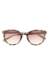 Ted Baker 58mm Gradient Round Sunglasses In Brown