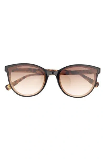 Ted Baker 58mm Gradient Round Sunglasses In Black