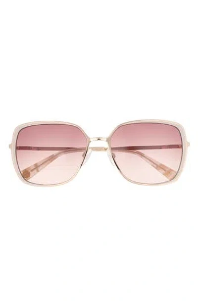 Ted Baker 58mm Gradient Square Sunglasses In Multi