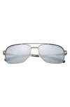 Ted Baker 59mm Polarized Navigator Sunglasses In Blue