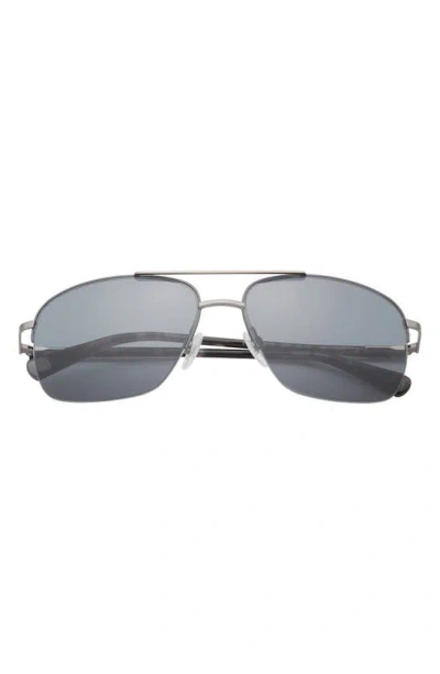 Ted Baker 59mm Rimless Navigator Sunglasses In Gold