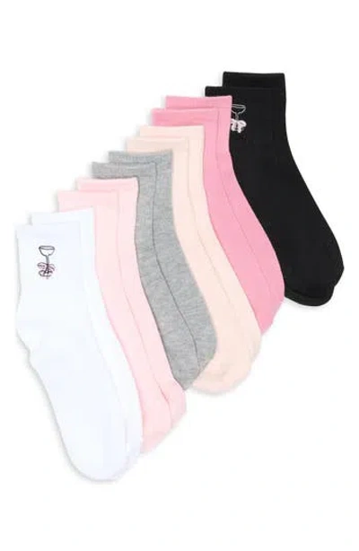 Ted Baker 6-pack Assorted High Quarter Socks In Multi