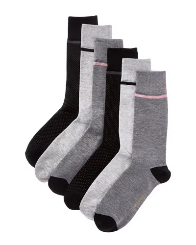 TED BAKER 6PK CREW SOCKS