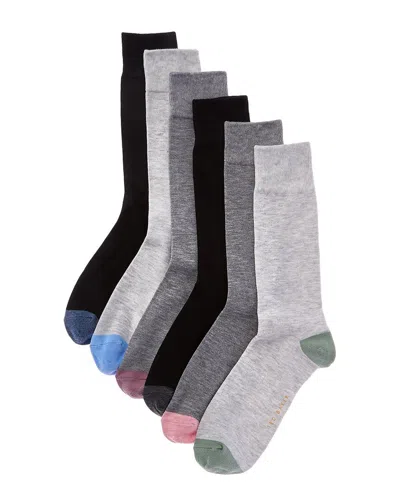 TED BAKER 6PK CREW SOCKS