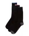 Ted Baker 6pk Dress Socks In Black
