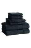 Ted Baker 8-piece Bath Towel Set In Black
