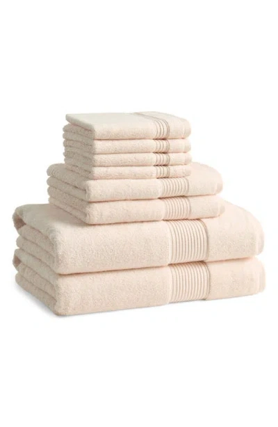Ted Baker 8-piece Bath Towel Set In Pink
