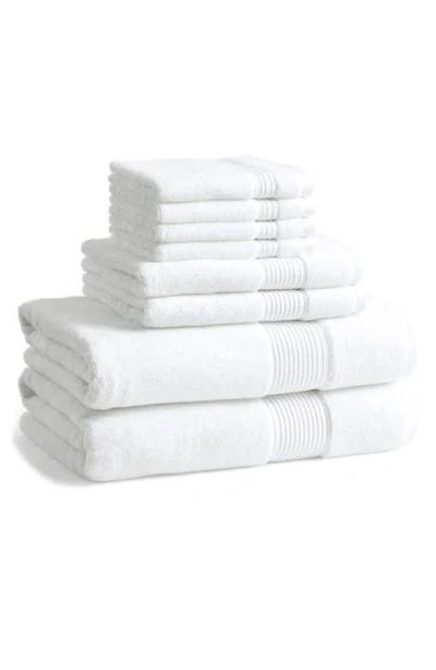 Ted Baker 8-piece Bath Towel Set In White