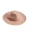 Ted Baker Abbiiio Bow Wool Fedora In Tan