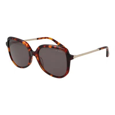 Ted Baker Acetate Women's Sunglasses In Brown