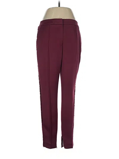 Pre-owned Ted Baker Active Pants In Burgundy