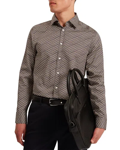 TED BAKER AGNAR LONG SLEEVED REGULAR FIT BUTTON DOWN SHIRT
