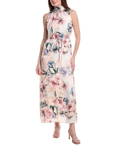 Ted Baker Alina Bow Tie Sleeveless Maxi Dress In Multi