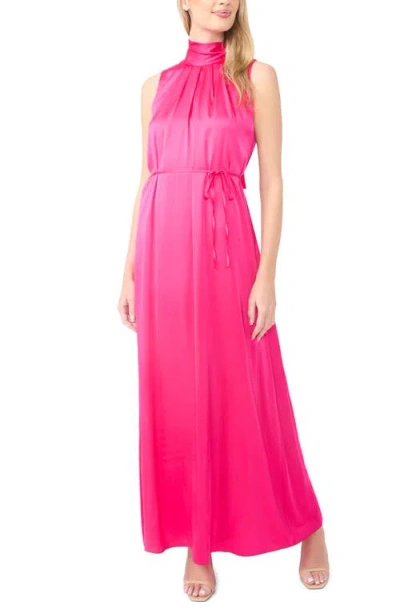 Ted Baker Alina Gathered Halter Neck Maxi Dress In Pink