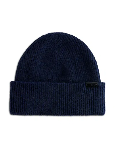 Ted Baker Alliiie Beanie In Navy