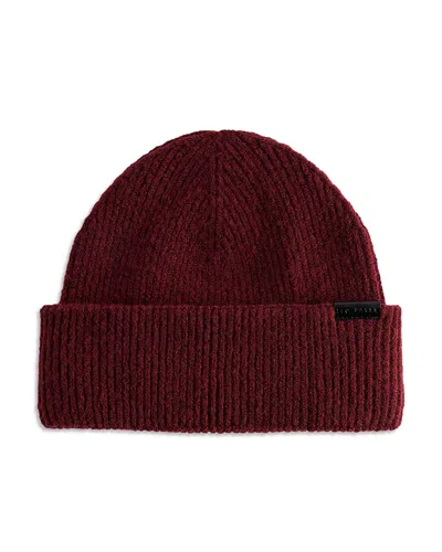 Ted Baker Alliiie Beanie In Oxblood