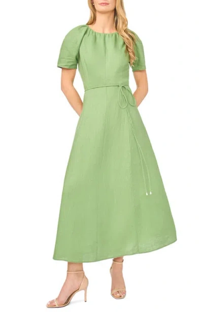 Ted Baker Allison Raglan Sleeve Linen Maxi Dress In Green
