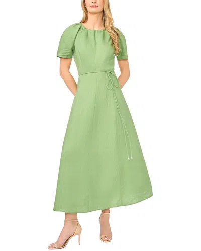 Ted Baker Allison Raglan Sleeve Linen Maxi Dress In Green