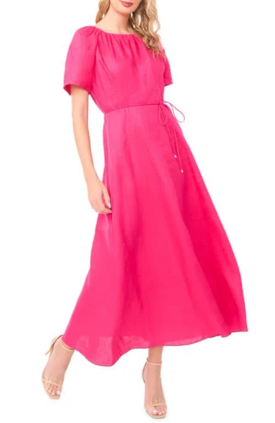 Ted Baker Allison Raglan Sleeve Linen Maxi Dress In Pink