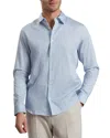 Ted Baker Alphais Long Sleeve Regular Fit Button Down Shirt In Blue