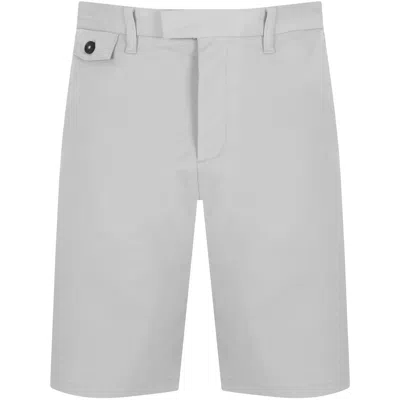 TED BAKER TED BAKER ALSCOT CHINO SLIM FIT SHORTS GREY