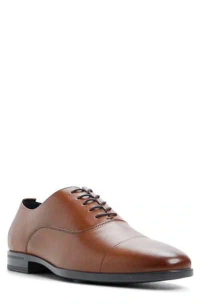 Ted Baker Alton Leather Cap Toe Oxford In Brown