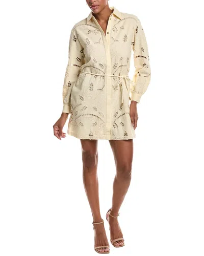 Ted Baker Alya Full Sleeve Shirtdress In Neutral