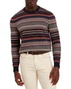 Ted Baker Amarat Fair Isle Crewneck Sweater In Multi