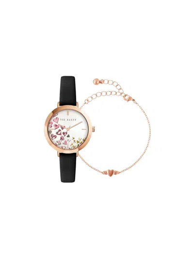 TED BAKER AMMY HEARTS 34MM AND BRACELET SET